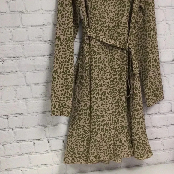 Misguided Maternity Chetah Print Dress with Tie size 6 - Picture 8 of 9